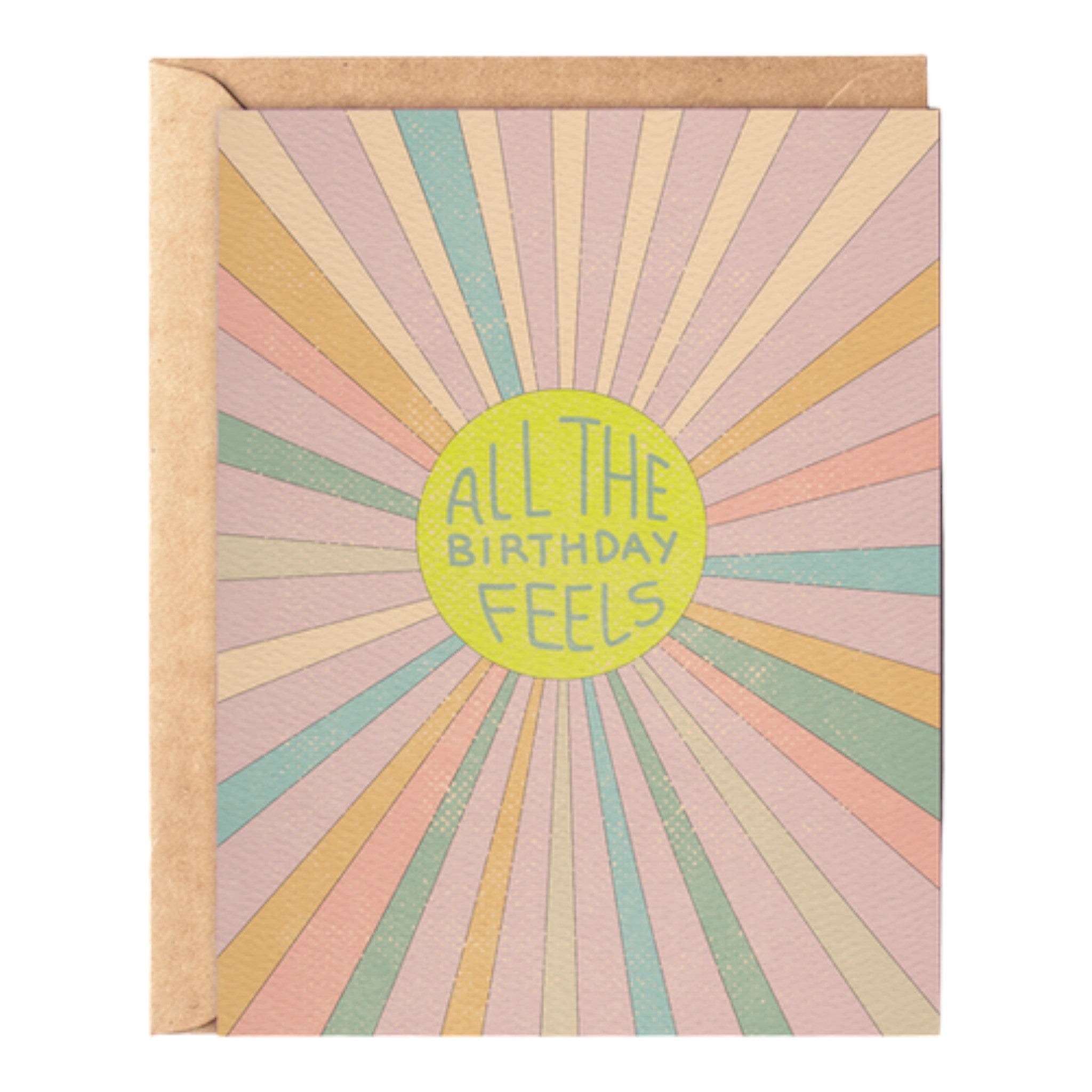 Daydream Prints - All The Birthday Feels Colorful Card
