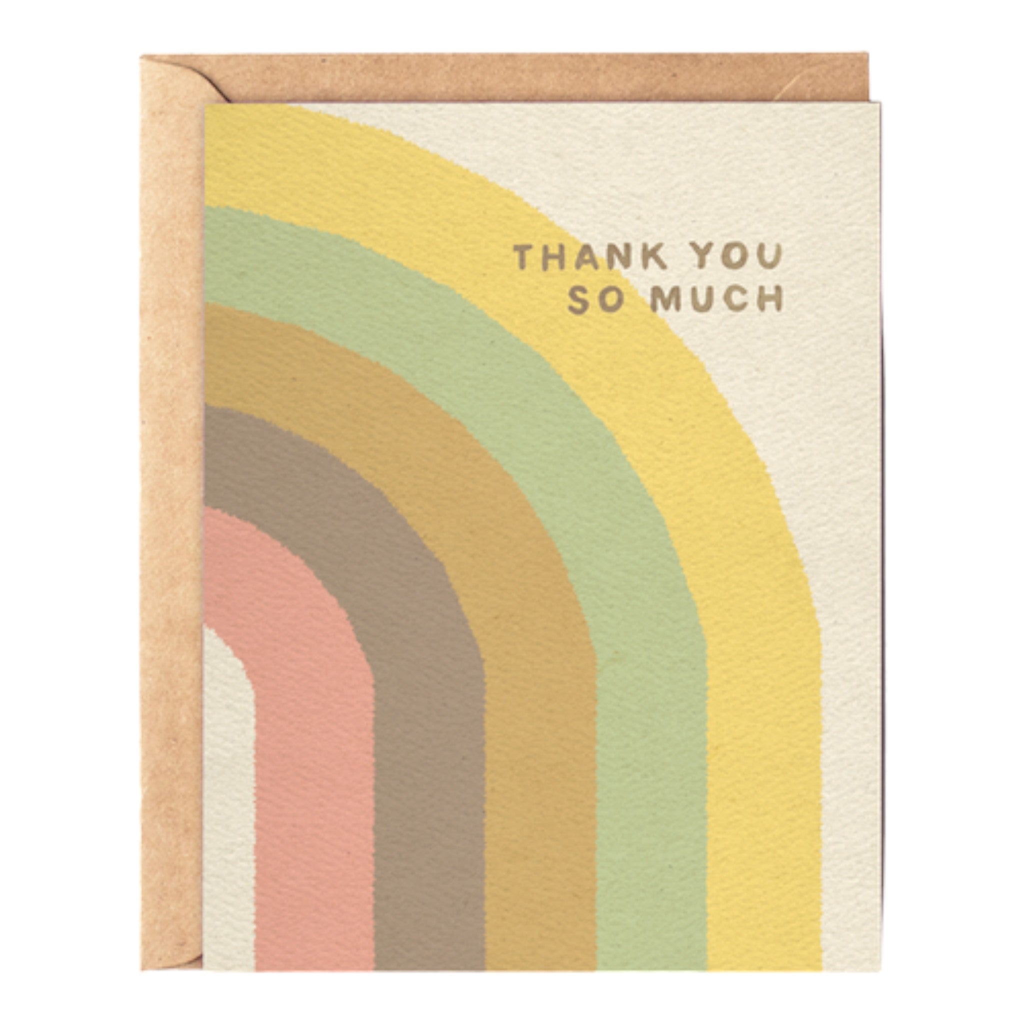 Daydream Prints - Thank You So Much Rainbow Card