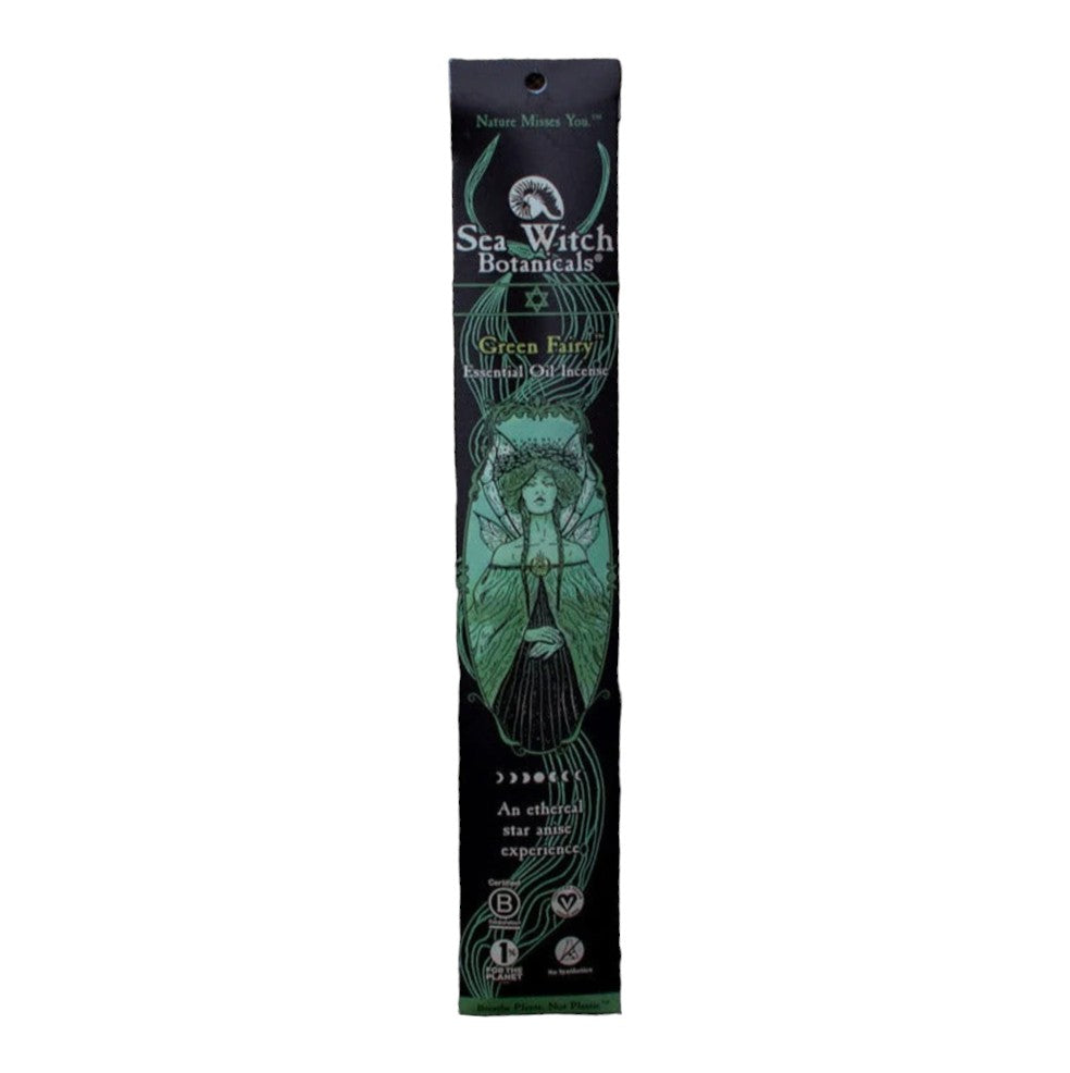 Sea Witch Botanicals - 20 Incense Sticks -  Green Fairy