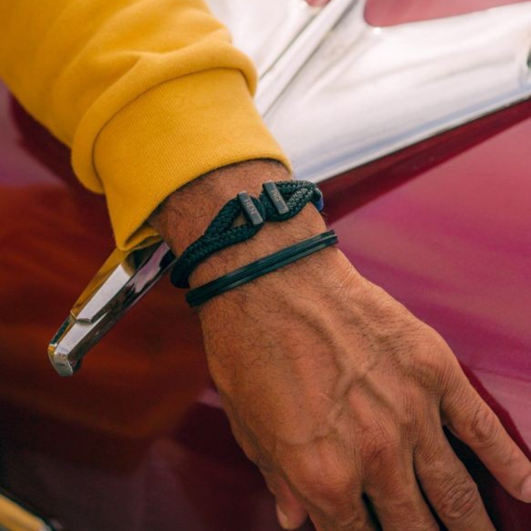 Pig & Hen - Icy Ike Bracelet - Black/Black