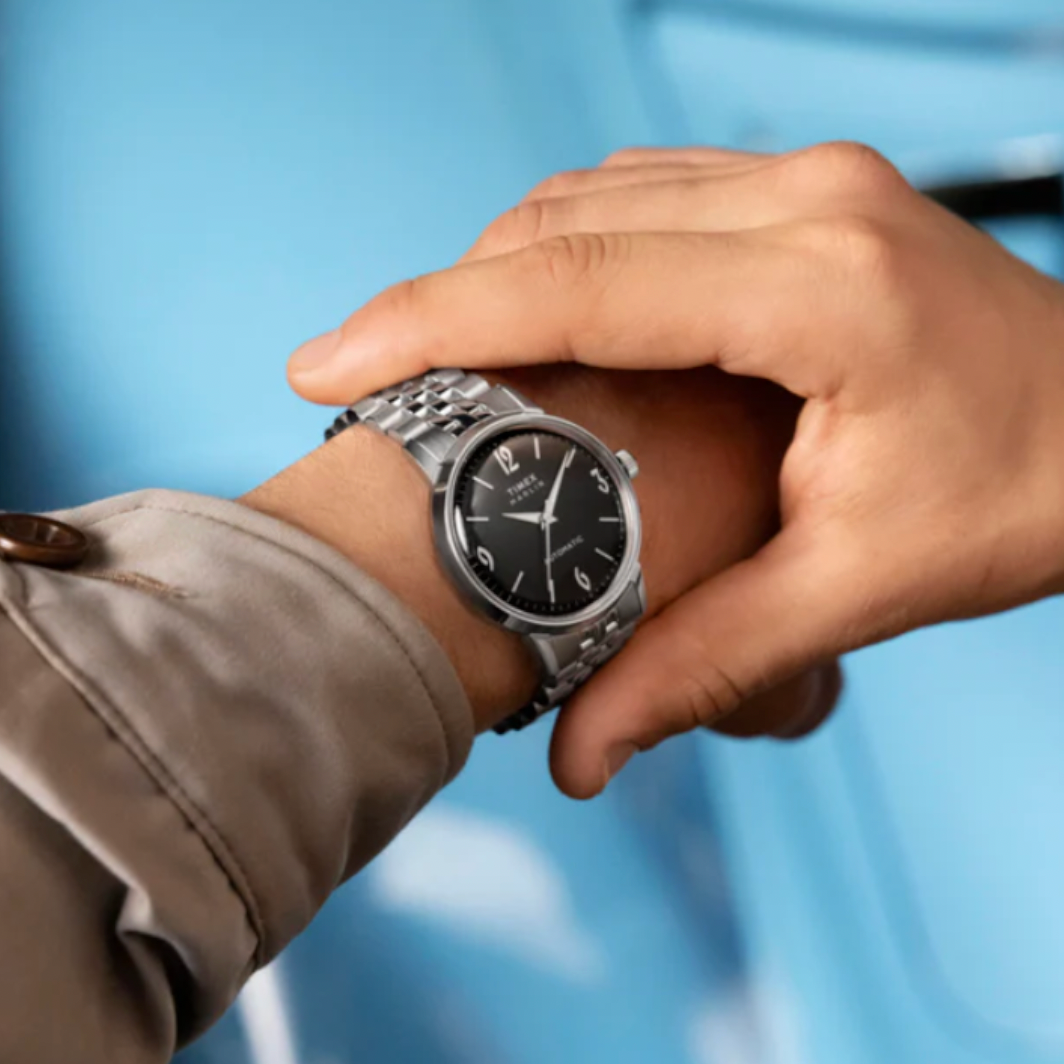 Timex - Marlin Automatic 40mm Bracelet Watch - Stainless Steel