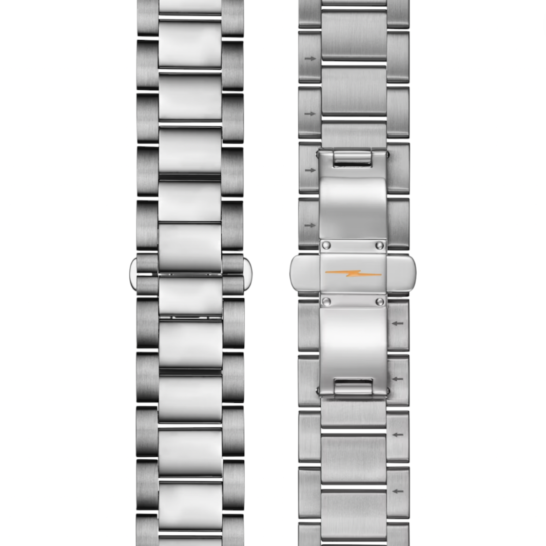 Shinola - Runwell 3H 41mm Petoskey Watch - Silver Bracelet