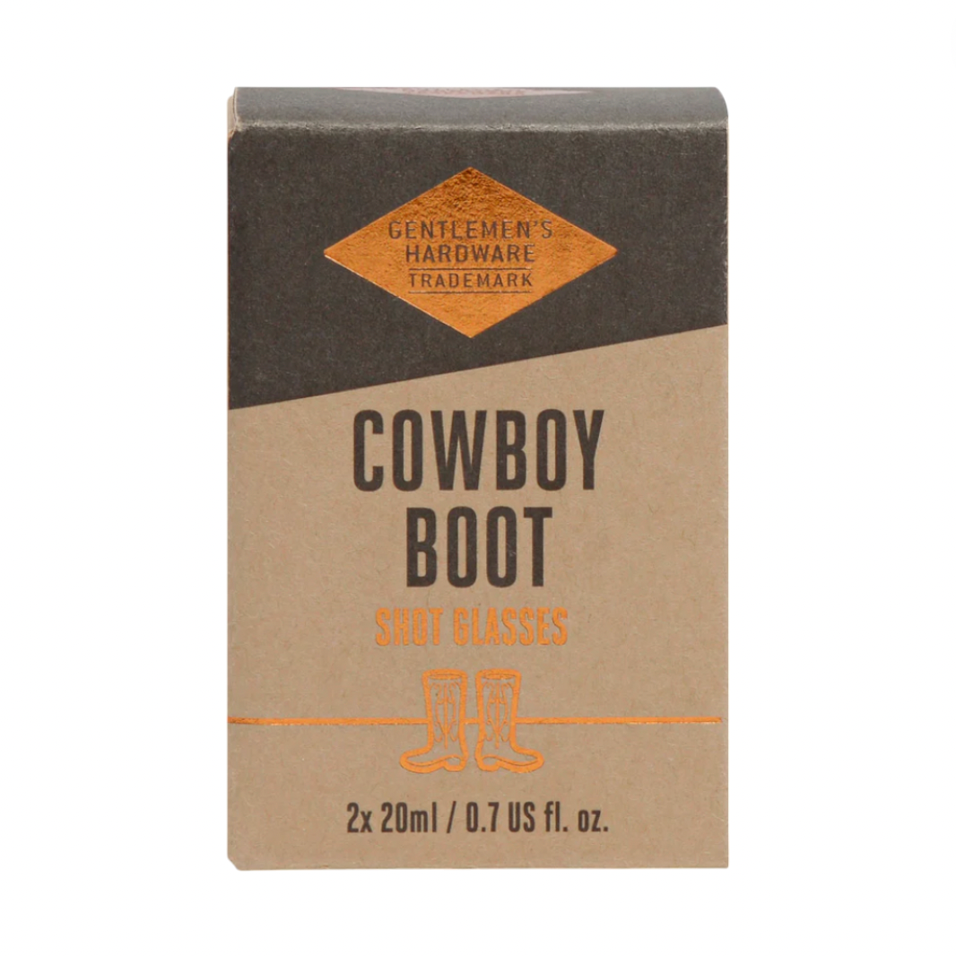 Gentlemen's Hardware - Cowboy Boot Shot Glasses