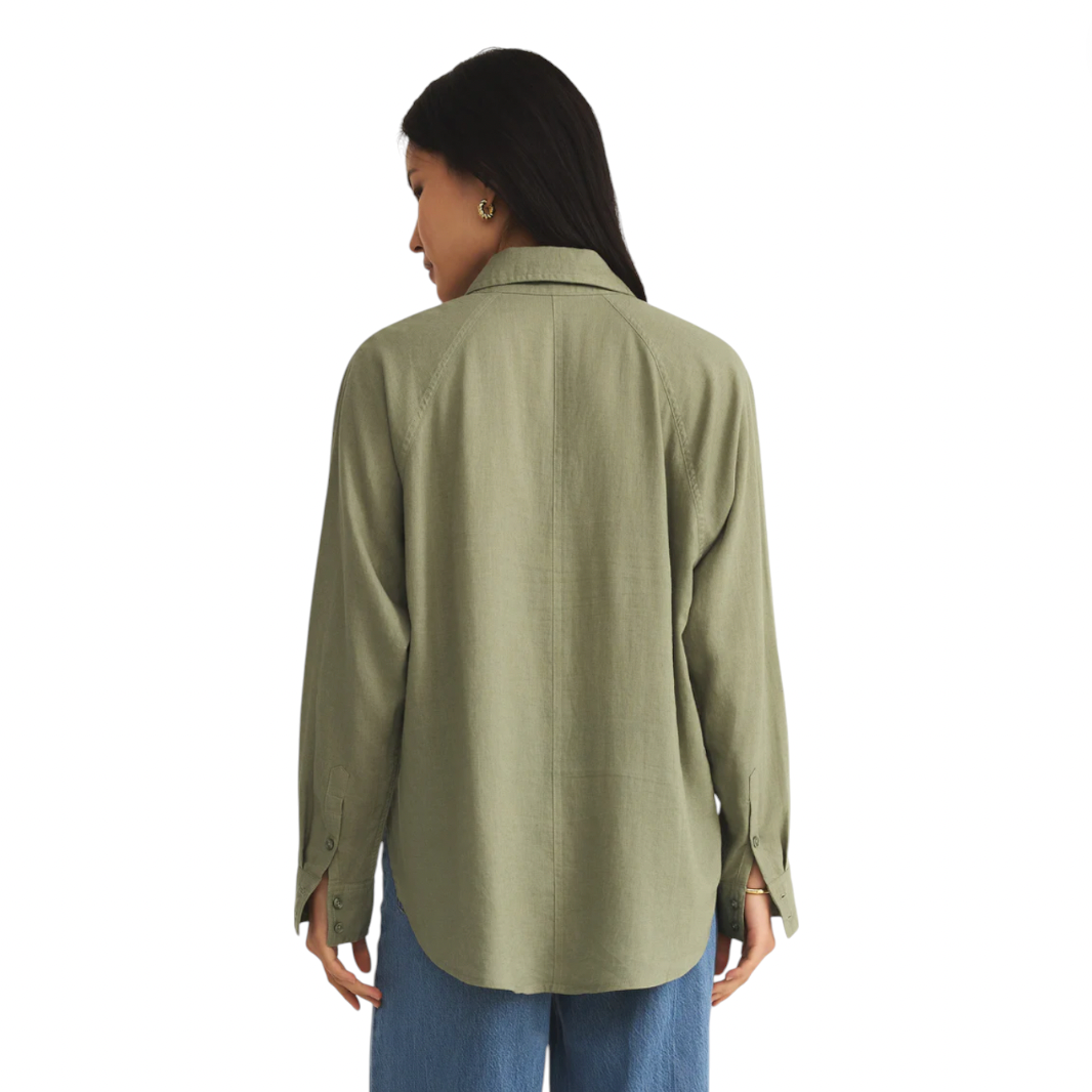 ZSupply - Perfect Linen Top - Avocado