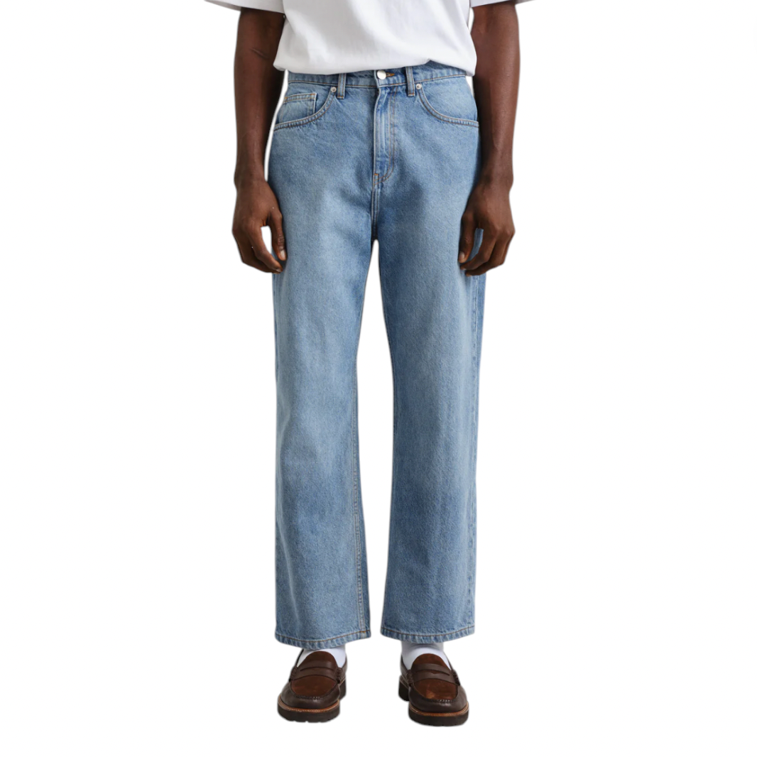 Wax London - Felix Loose Fit Denim Jeans - Classic Washed Blue