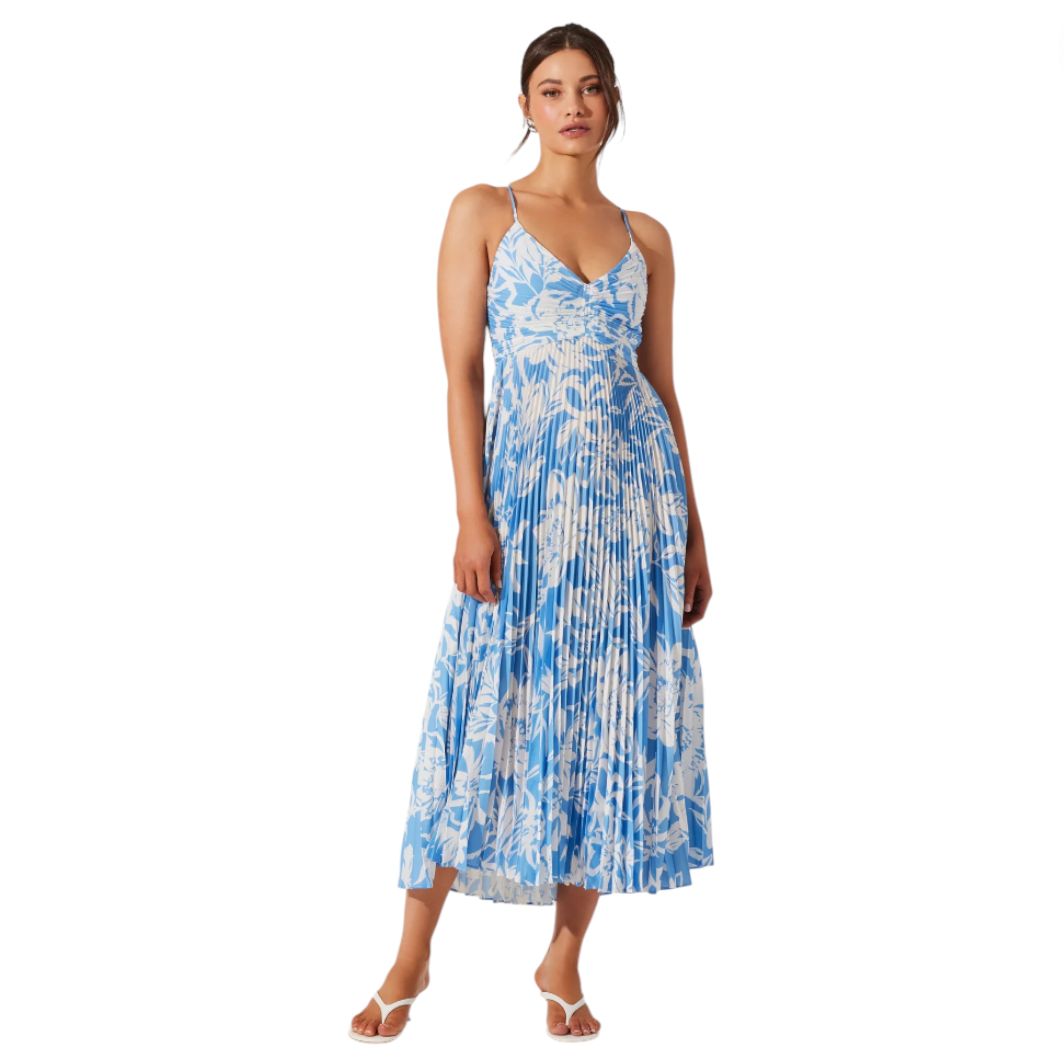 ASTR - Blythe Dress - Blue Floral