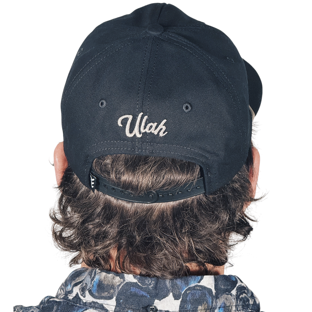 Sandlot for ULAH - Unicorn Cowboy Duck Canvas Snapback 5 Panel Hat - Black