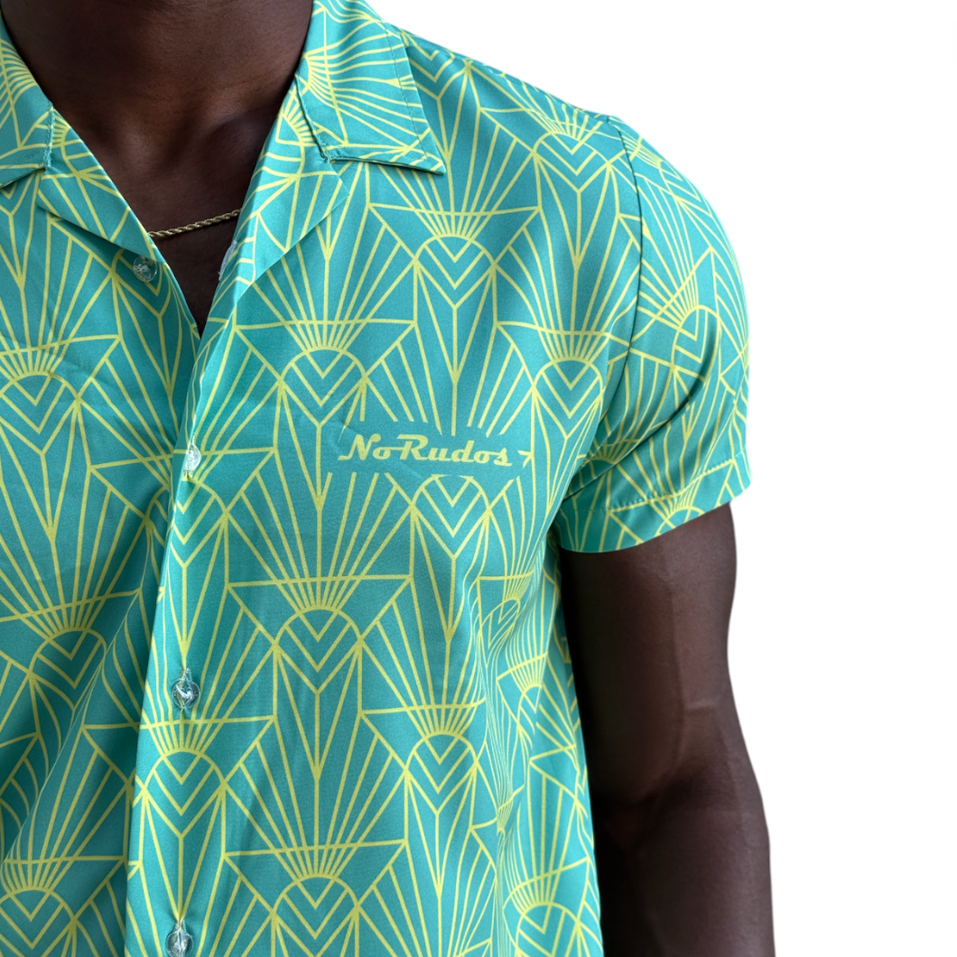 No Rudos - Short Sleeve Button Up Shirt - Jazz Moderne