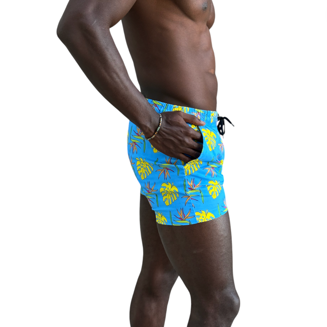 No Rudos - Lined Swim Trunks - Paradise