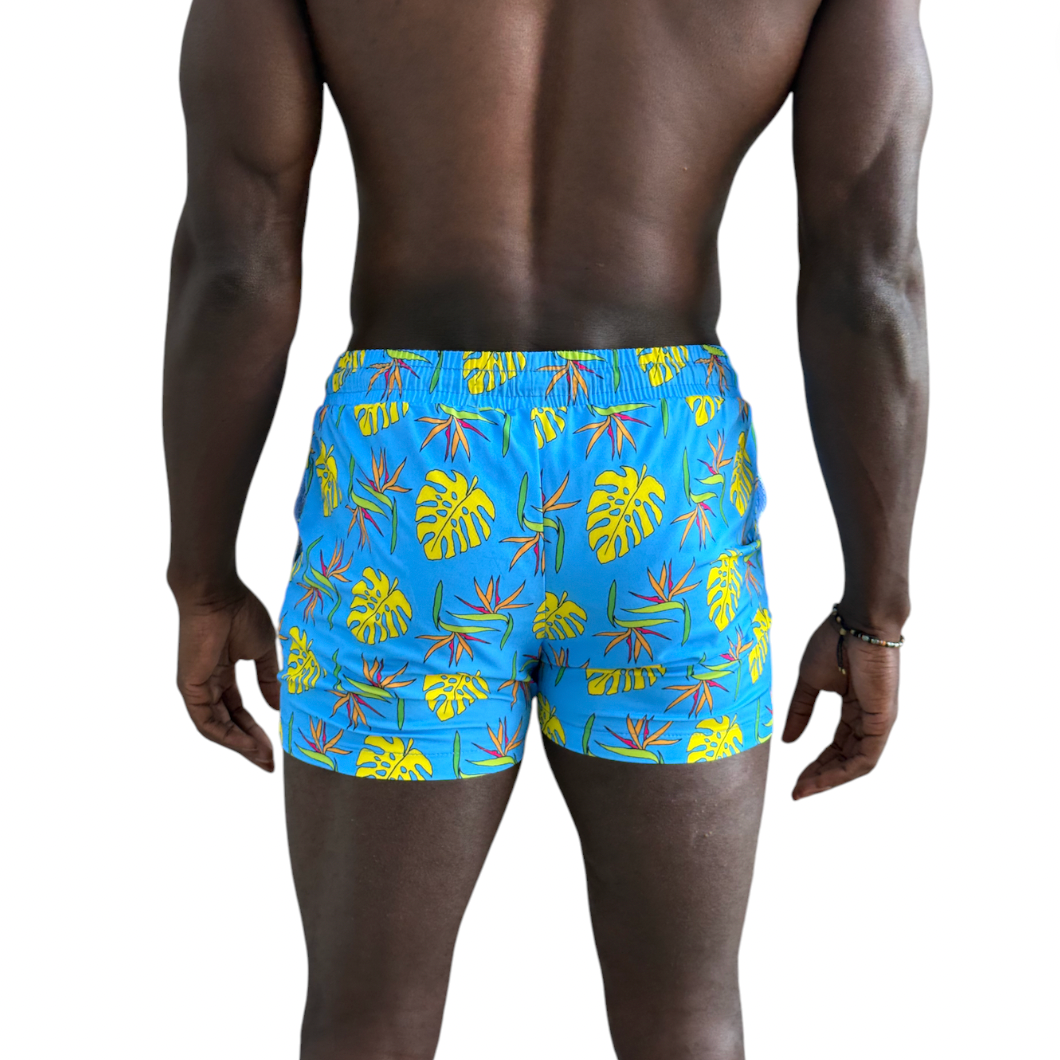No Rudos - Lined Swim Trunks - Paradise