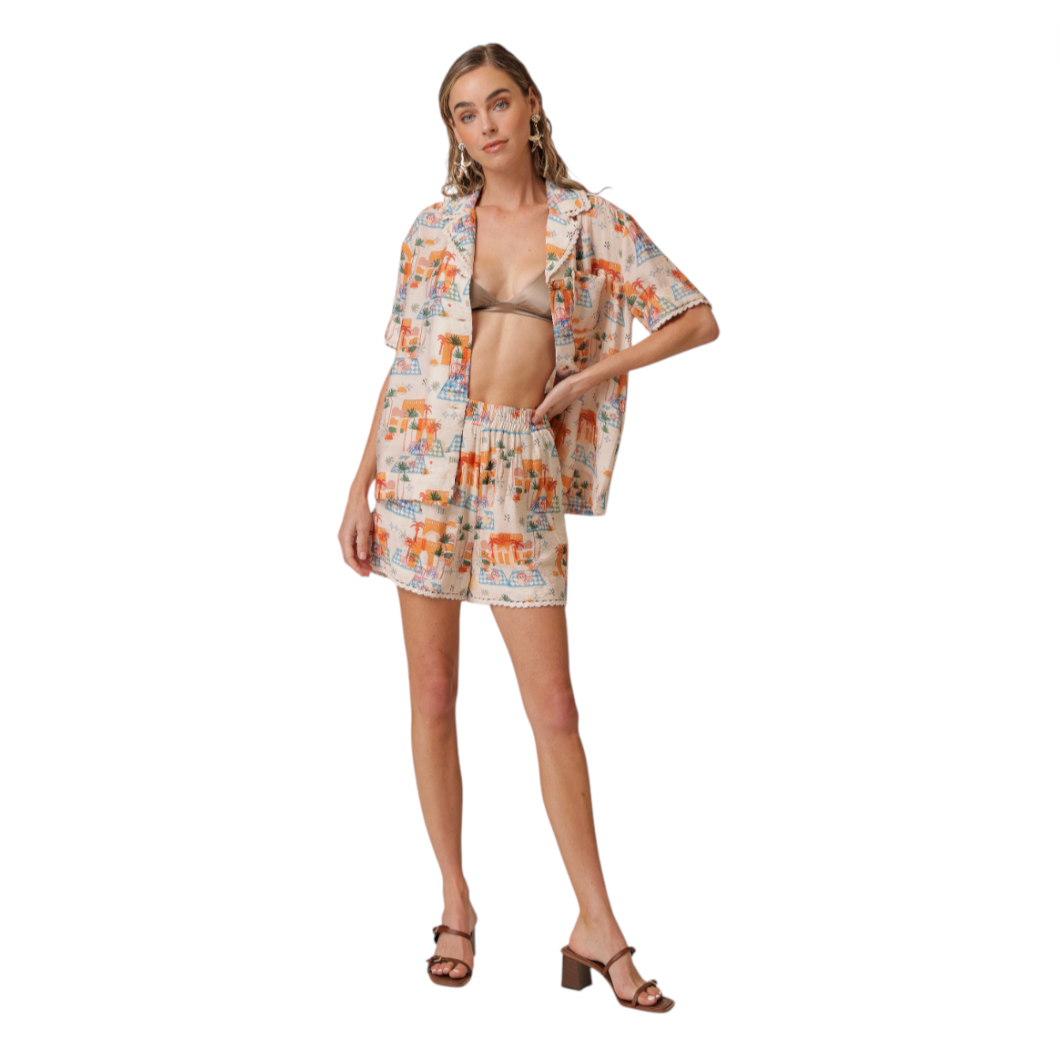 Line & Dot - Payton Shorts - Multi