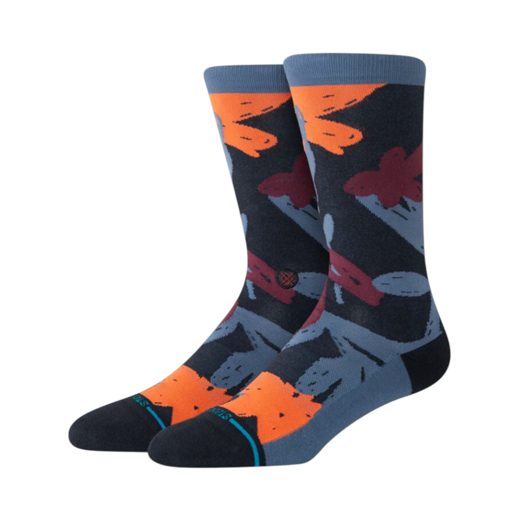 Stance - Cotton Crew Light Cushion Socks - Paradise Sea Blue
