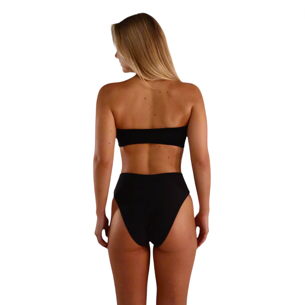 JVB Swim - Super Bandeau Swim Top - Black