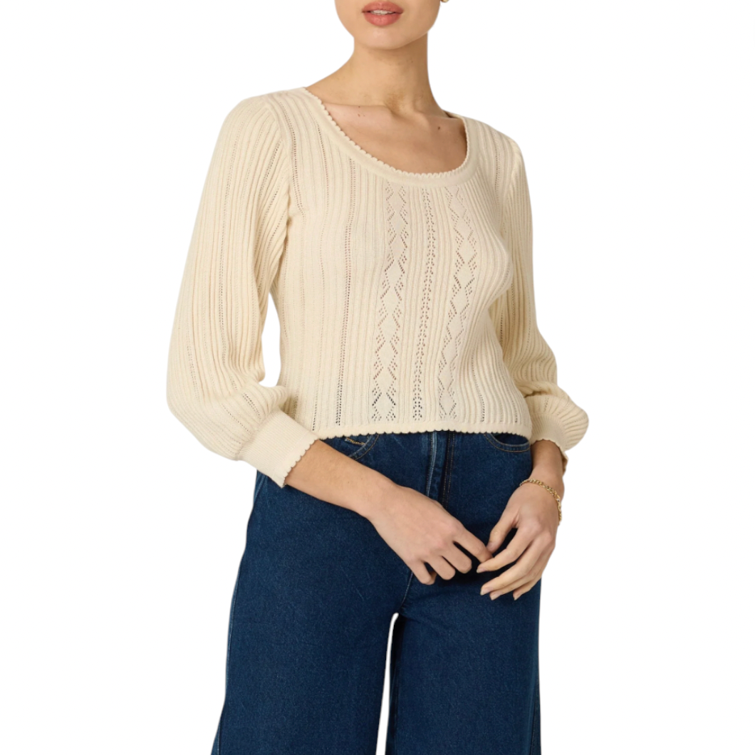Cleobella - Zoe Sweater - Ivory