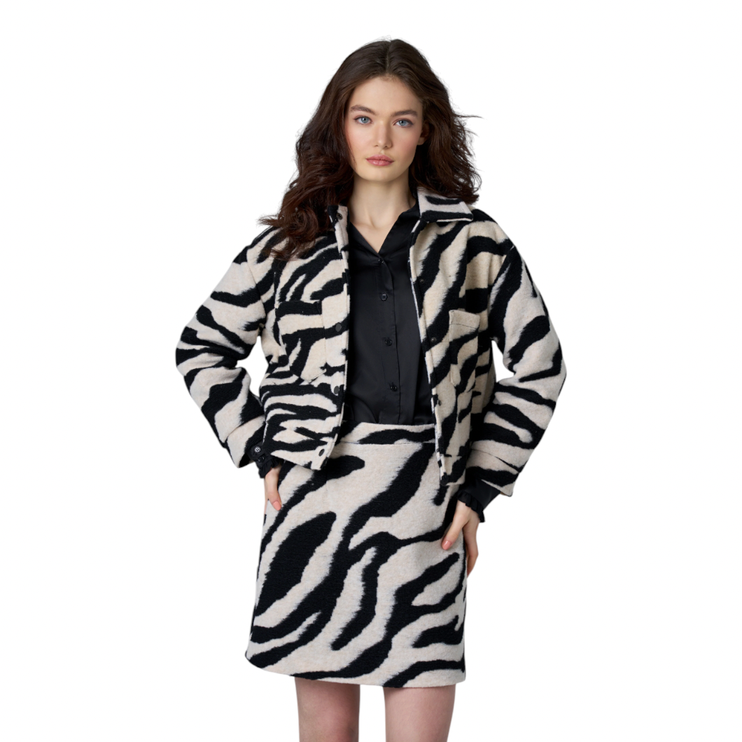 Astrid - Mini Skirt - Zebra