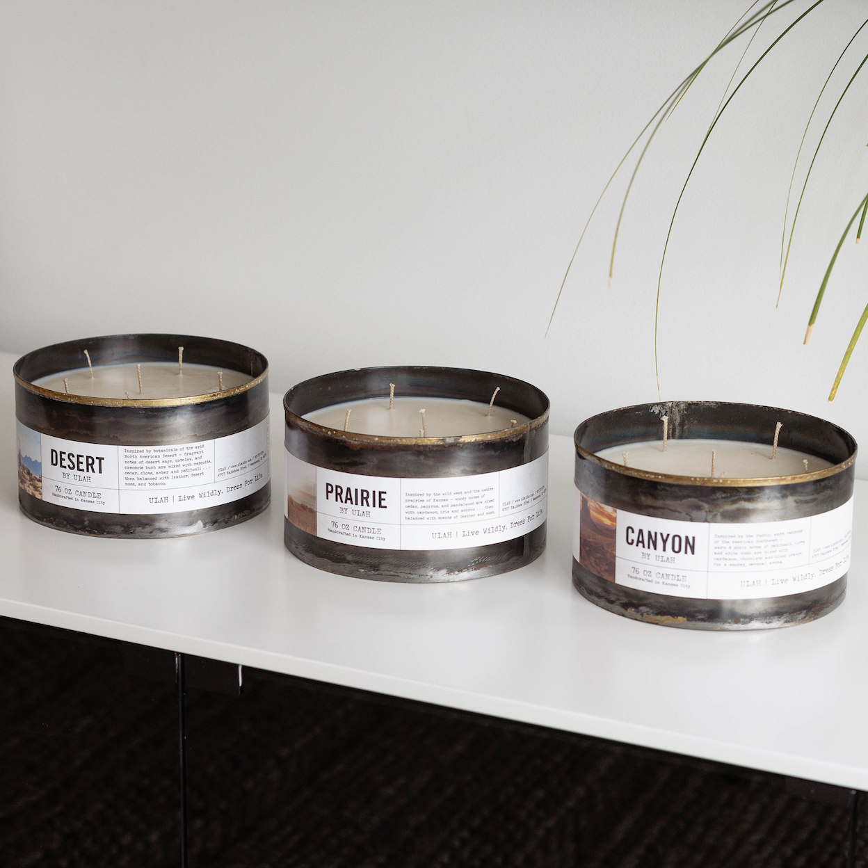 ULAH Large Signature Candle - 3 Pack - $354 Value