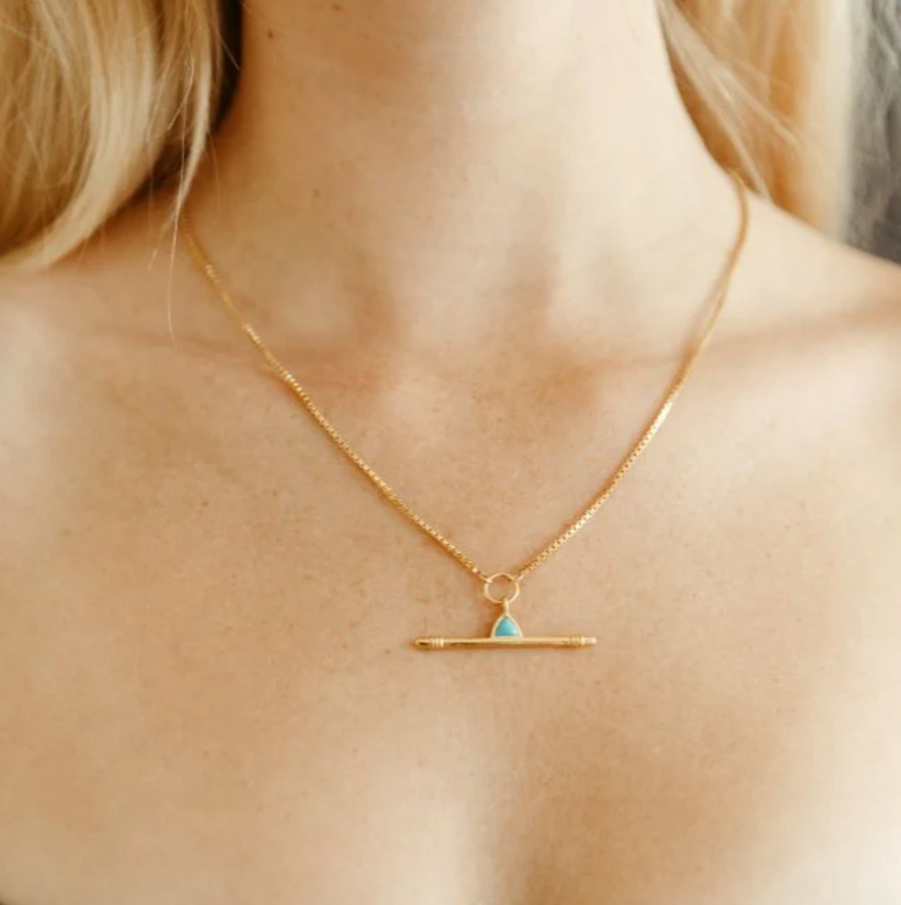 Sierra Winter - 5 O'Clock Necklace - Gold