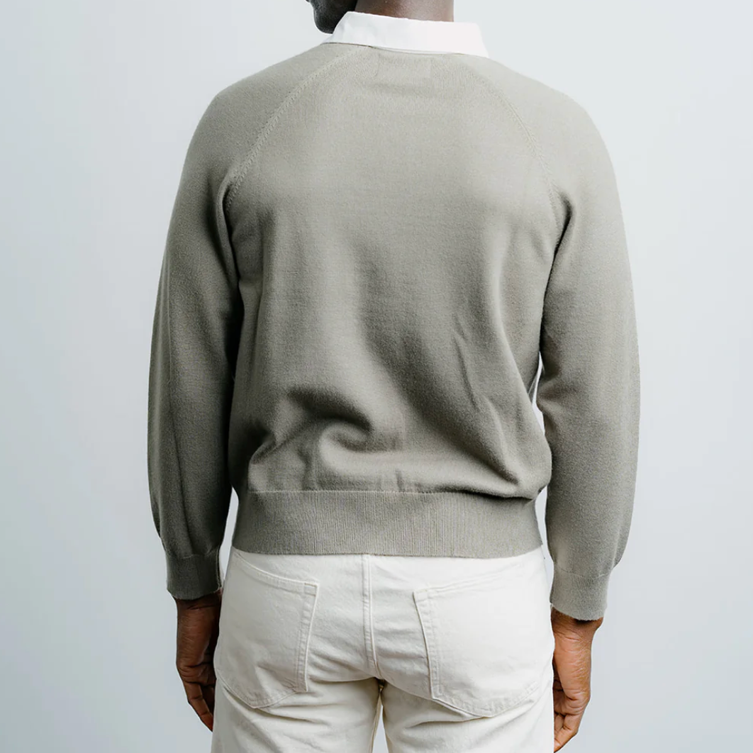 Champlain - Long Sleeve Knit Rugby Shirt - Olive
