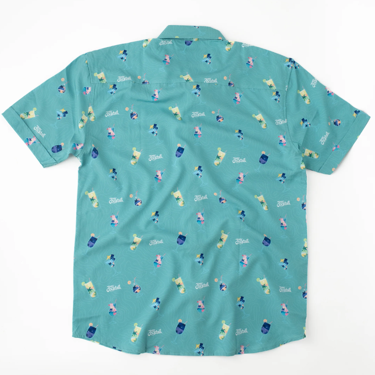 Team Cocktail - Vacation Cocktails Unisex Button Up - Teal