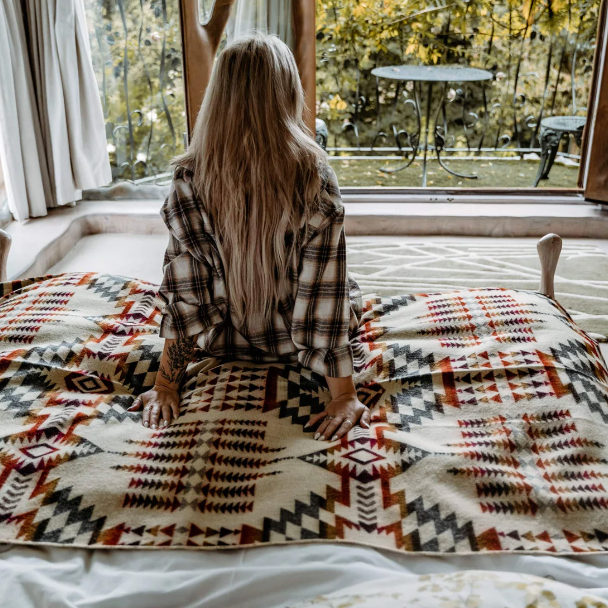 Beyond Borders Collective - Secoya Blanket - Campfire Ash