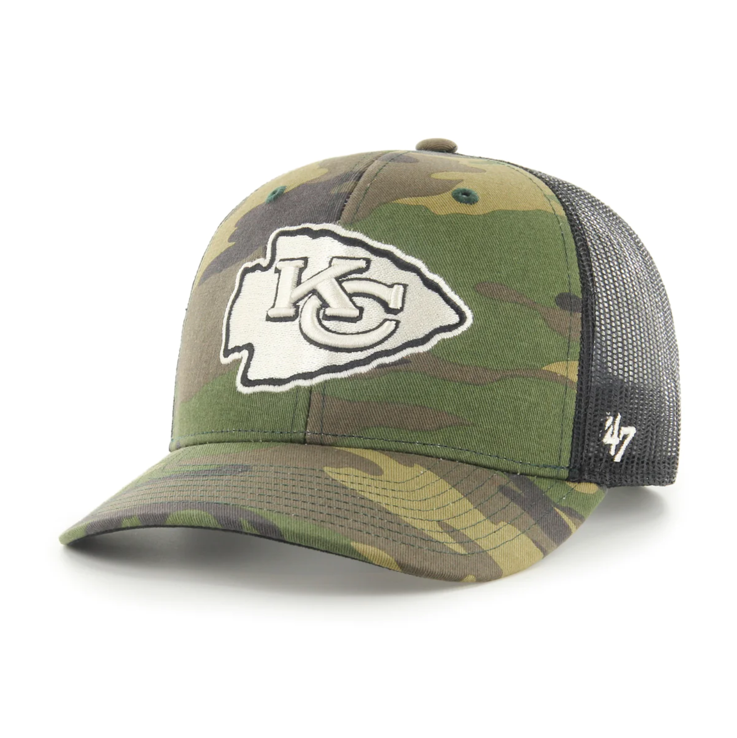 47 Brand - Camo Strap 47 Trucker - KC Chiefs