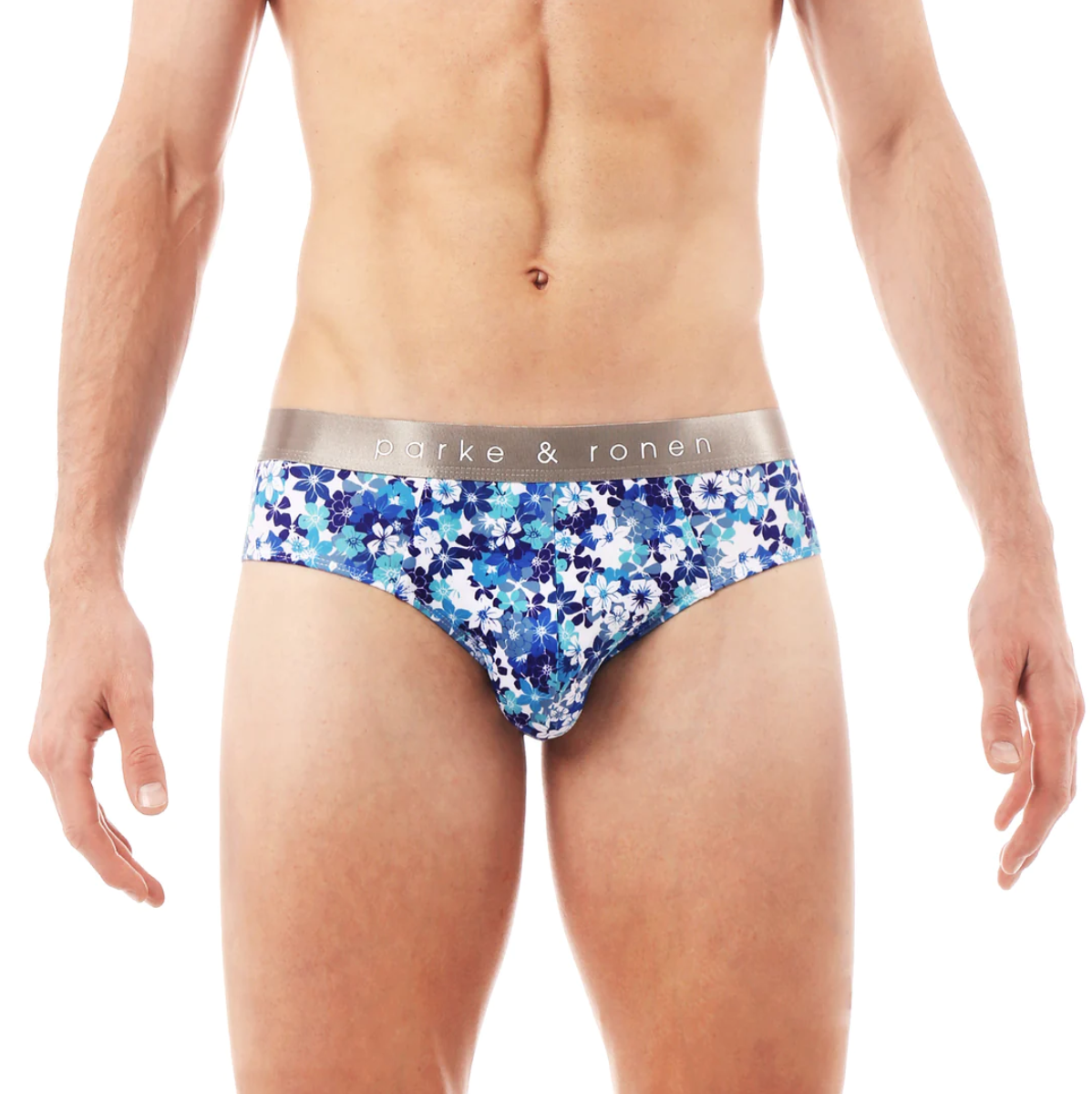 Parke & Ronen - Low Rise Brief - Camelia Blue