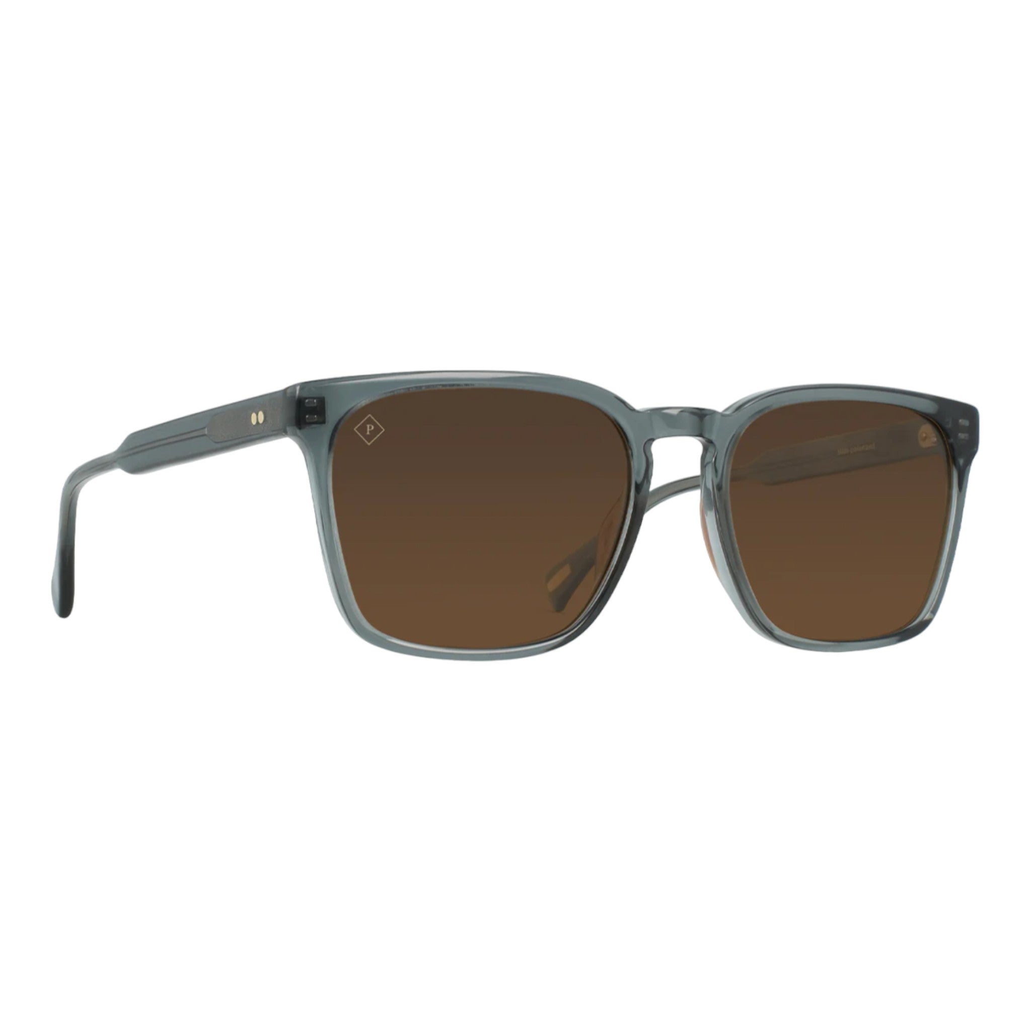 RAEN - Pierce 55 Sunglasses - Slate / Vibrant Brown Polarized