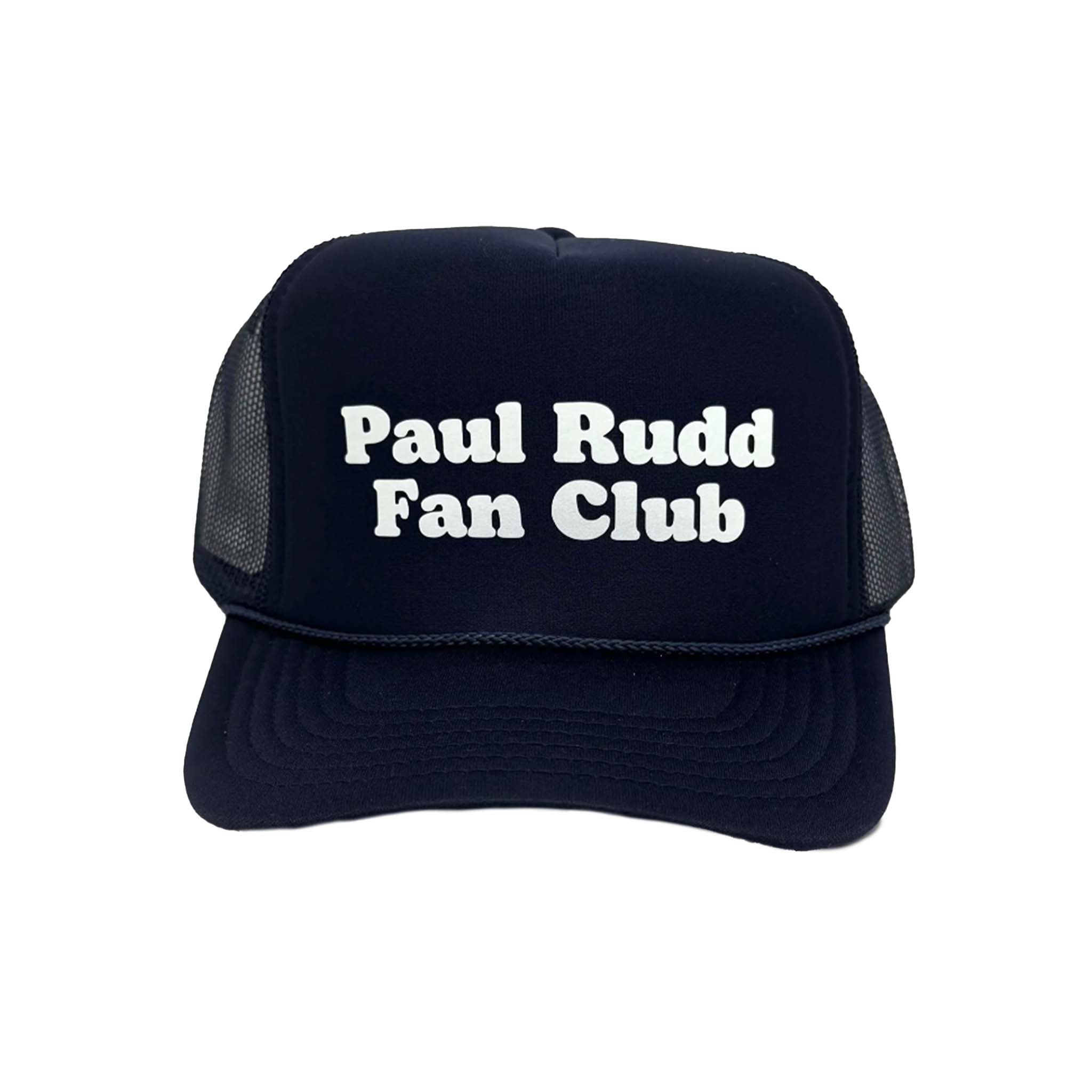 Rowdy Goods - Paul Rudd Fan Club Trucker Hat - Navy / White