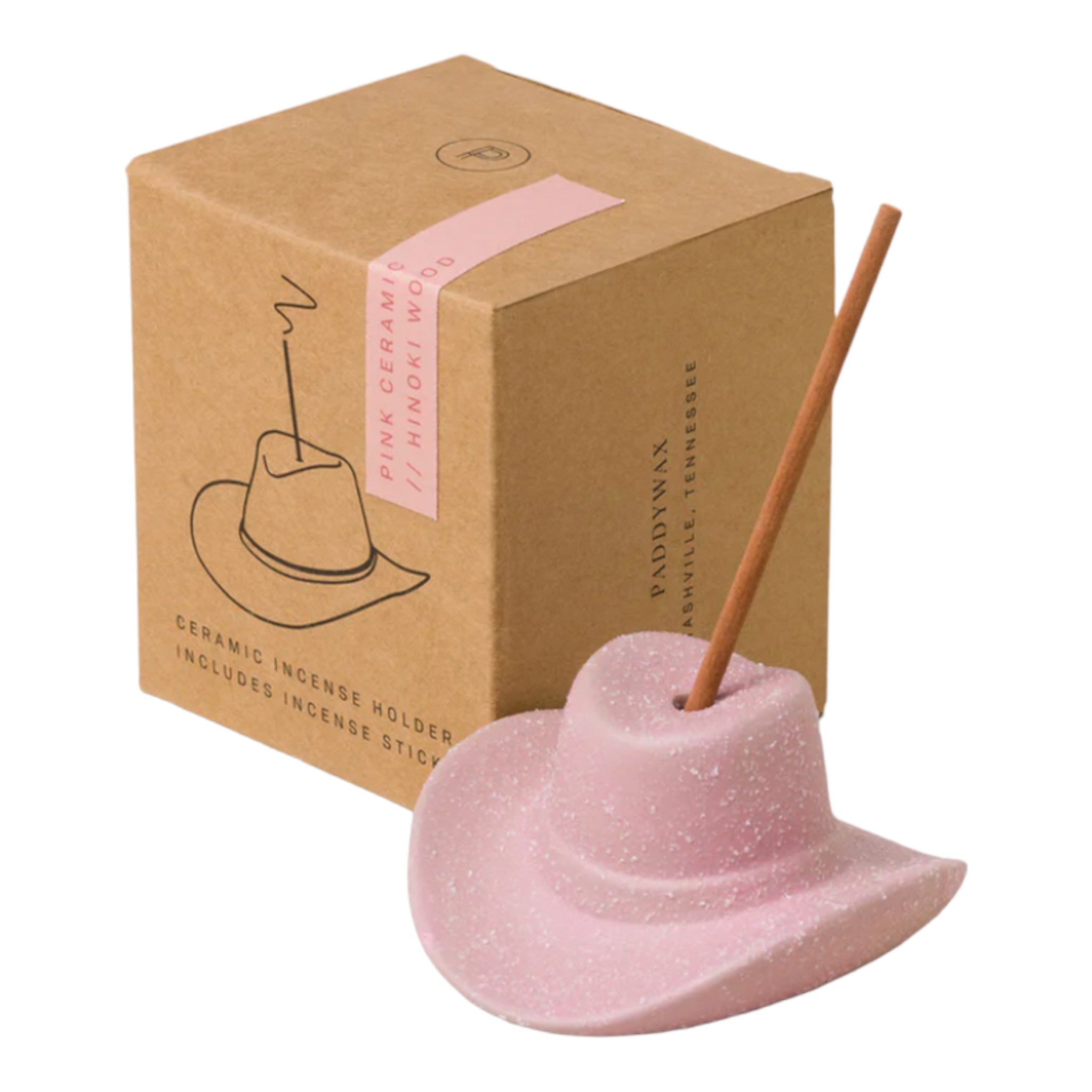 Paddywax - Cowboy Hat Incense Holder - Pink