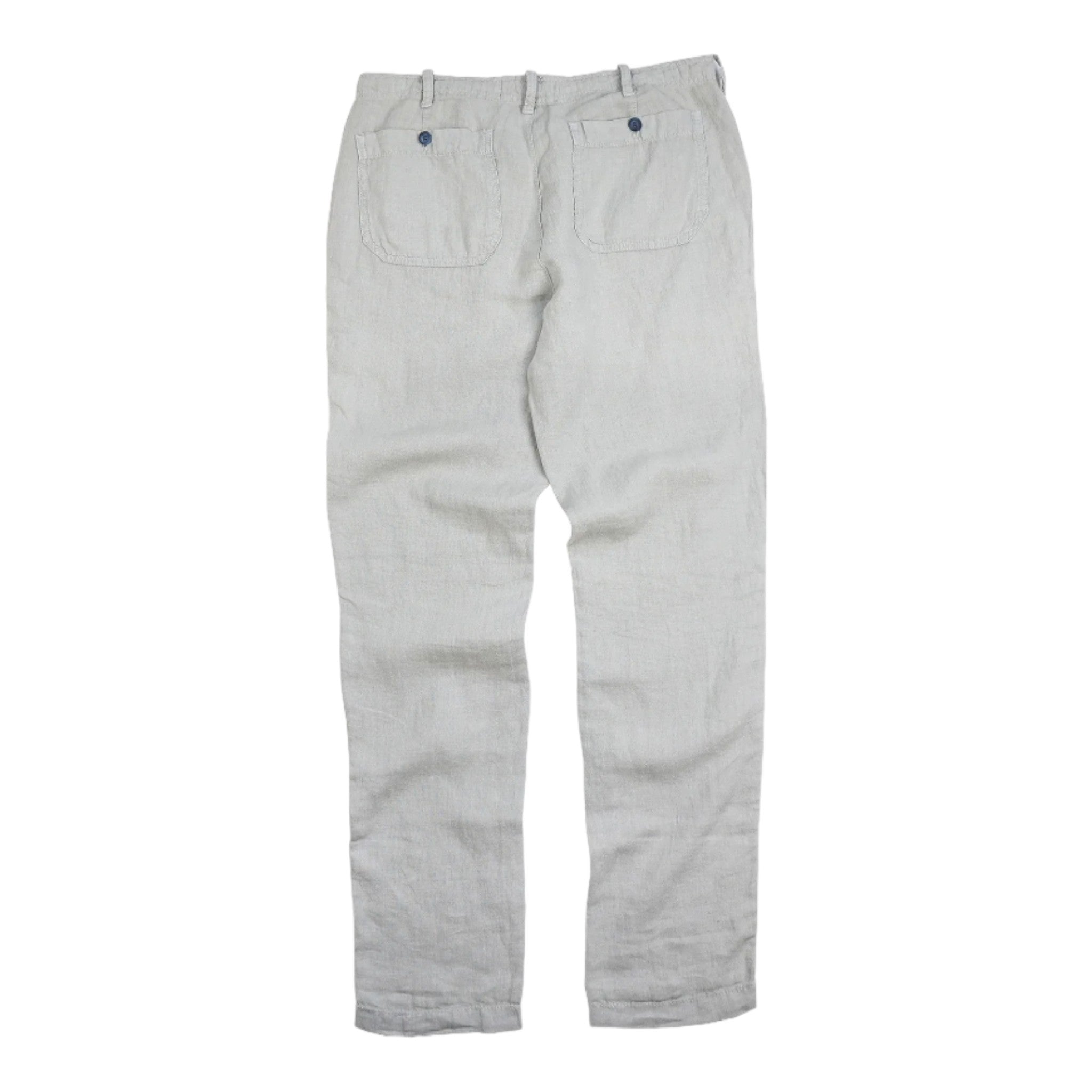 Benson - Key West Linen Pant - Light Grey