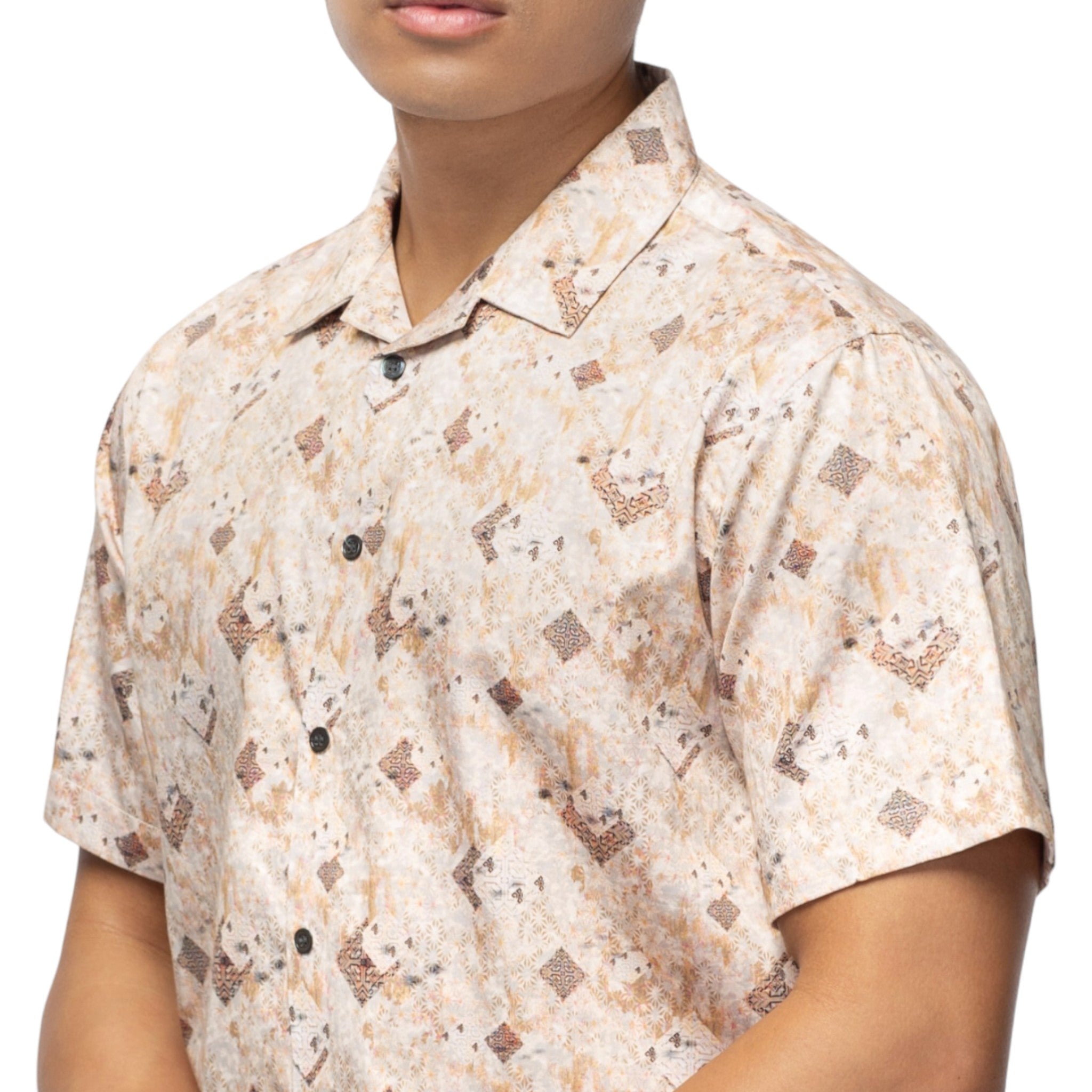Stitch Note - The Lewis Short Sleeve Button Up - Dawn