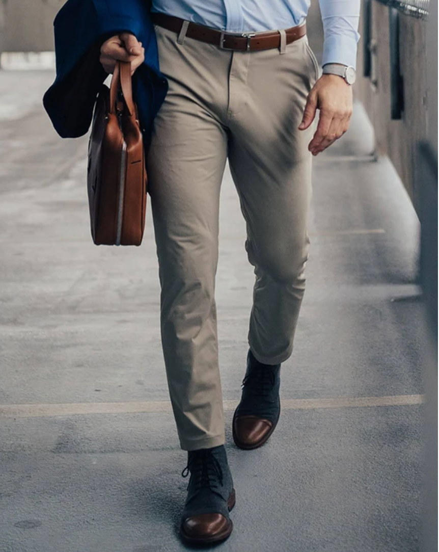 Rhone Slim Fit Commuter Pant - Khaki