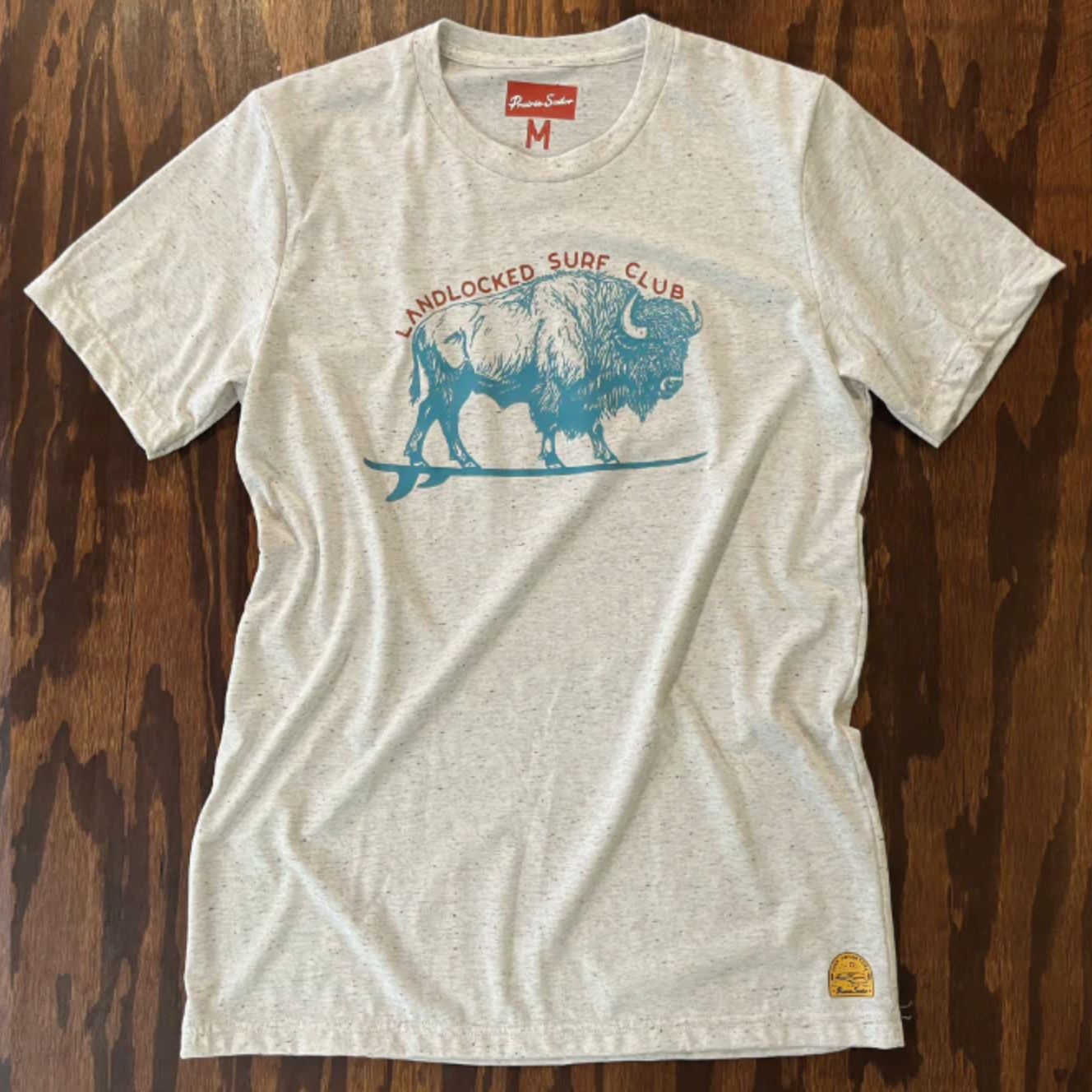 Prairie Sailor - Landlocked Surf Tee - Oatmeal