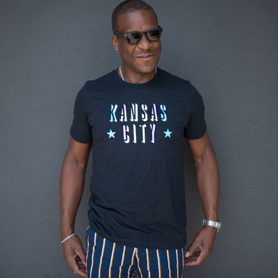ULAH - Trans Flag Kansas City Tee - Black Heather