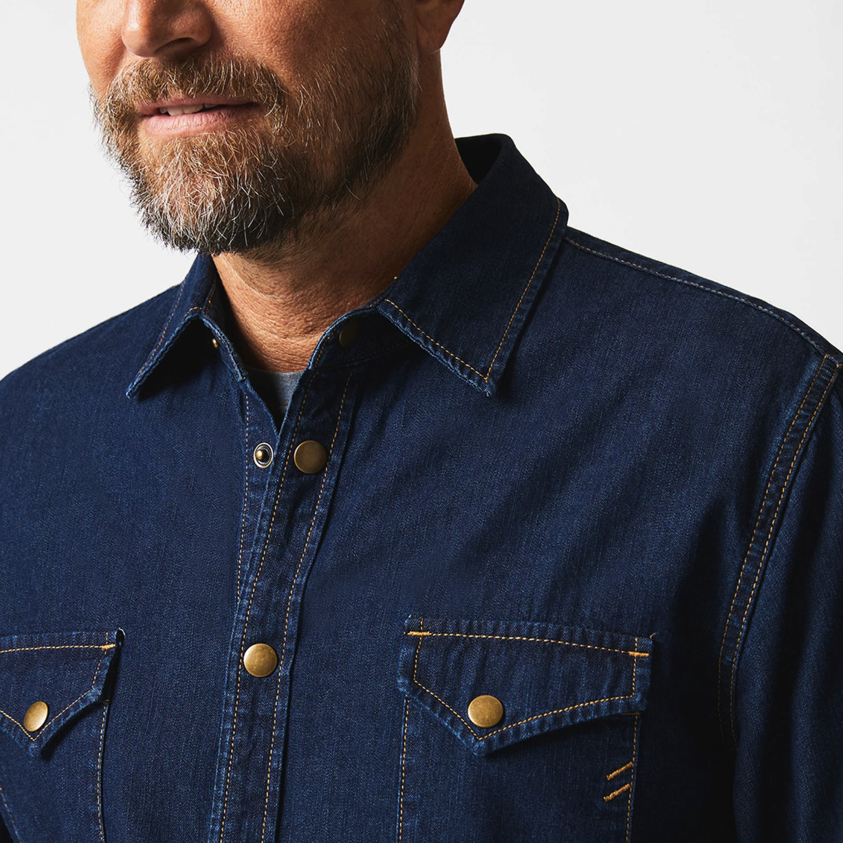 Billy Reid - Shoals Denim Shirt - Double Dye
