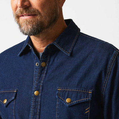 Billy Reid - Shoals Denim Shirt - Double Dye