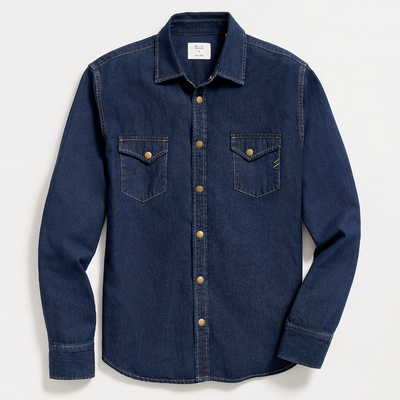Billy Reid - Shoals Denim Shirt - Double Dye