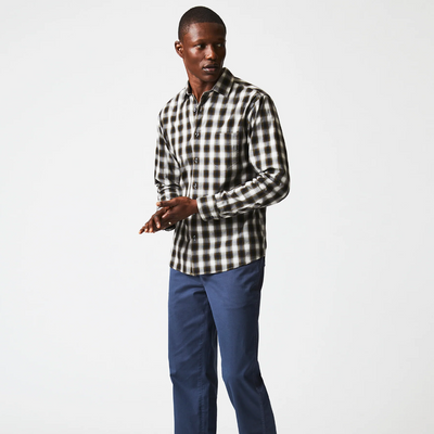 Billy Reid - Shadow Plaid Tuscumbia Shirt - Black Multi