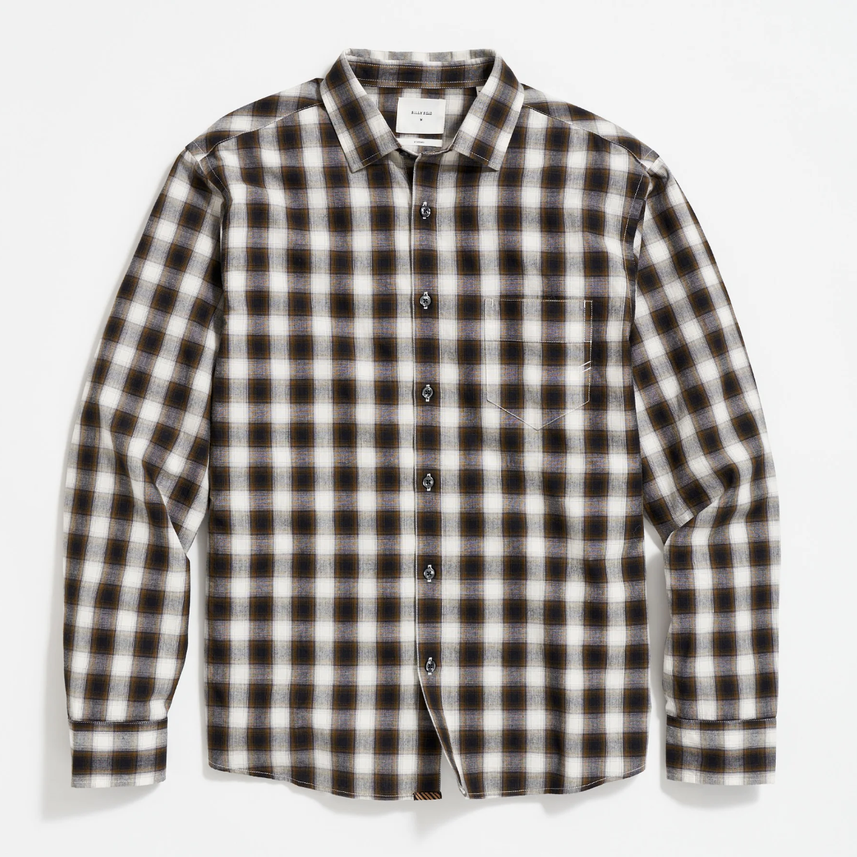 Billy Reid - Shadow Plaid Tuscumbia Shirt - Black Multi