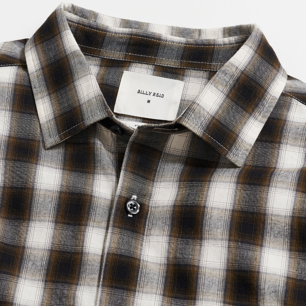 Billy Reid - Shadow Plaid Tuscumbia Shirt - Black Multi