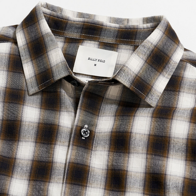 Billy Reid - Shadow Plaid Tuscumbia Shirt - Black Multi