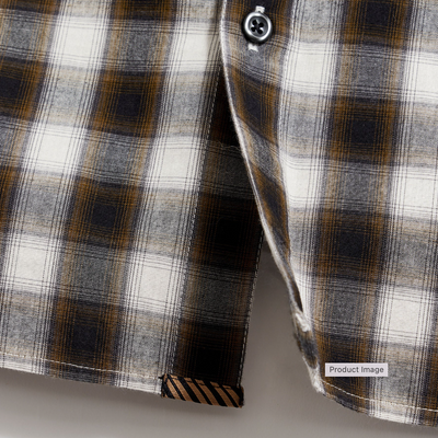 Billy Reid - Shadow Plaid Tuscumbia Shirt - Black Multi