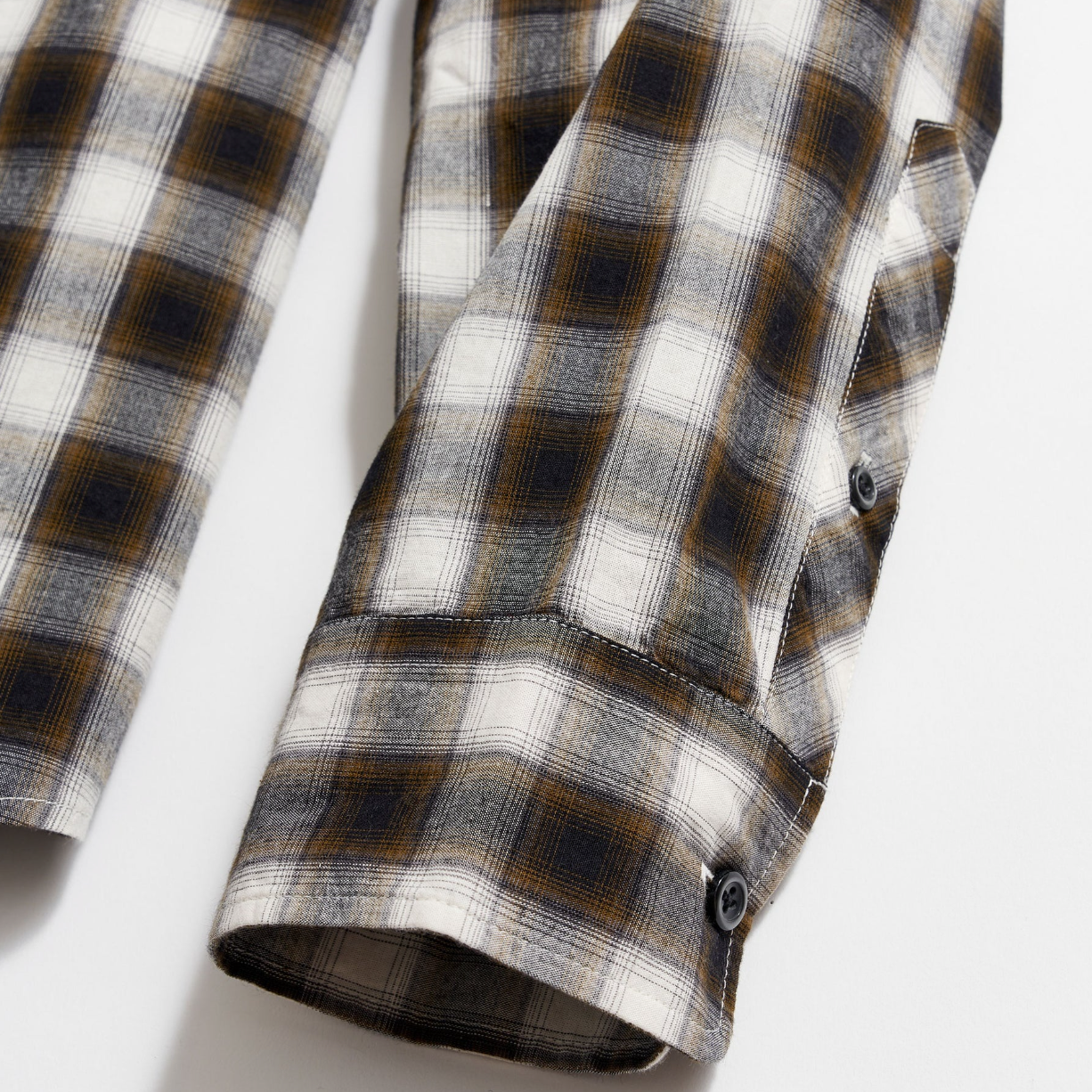 Billy Reid - Shadow Plaid Tuscumbia Shirt - Black Multi