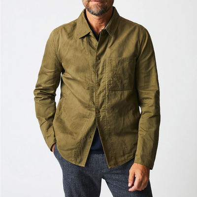 Billy Reid - Leroy Shirt Jacket - Moss Green