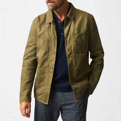 Billy Reid - Leroy Shirt Jacket - Moss Green