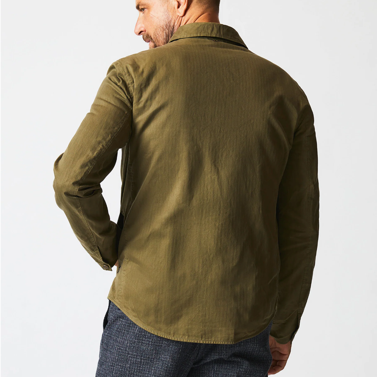 Billy Reid - Leroy Shirt Jacket - Moss Green