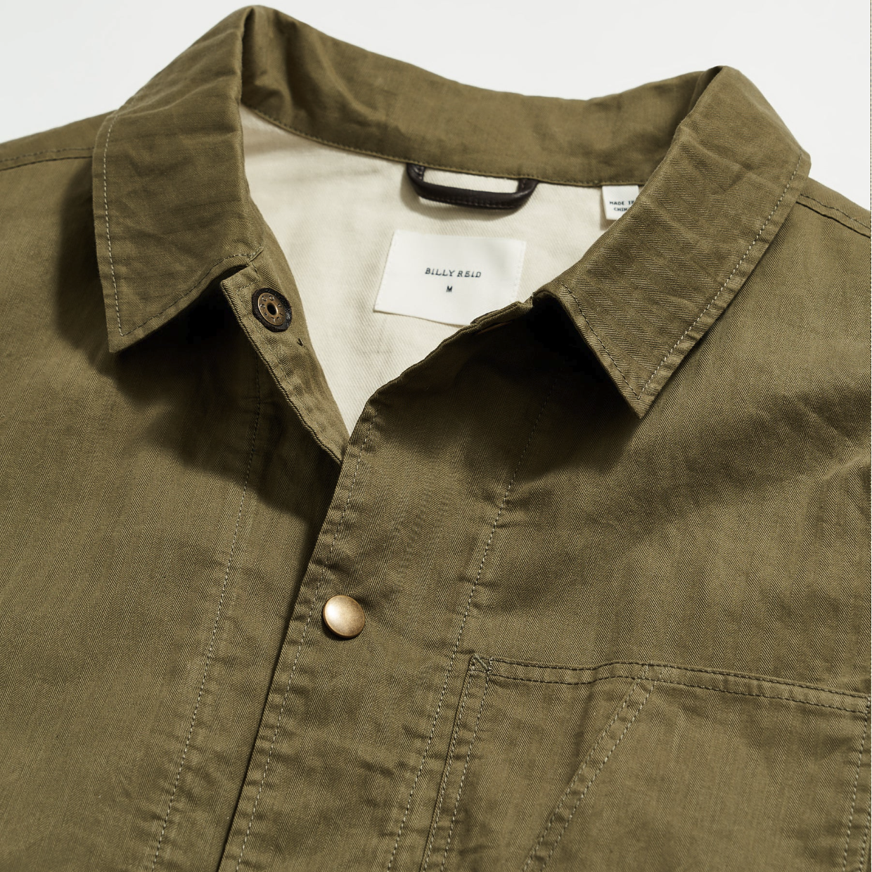 Billy Reid - Leroy Shirt Jacket - Moss Green