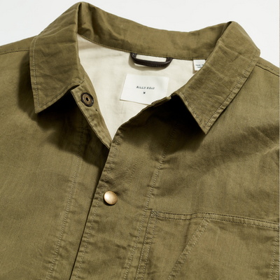 Billy Reid - Leroy Shirt Jacket - Moss Green