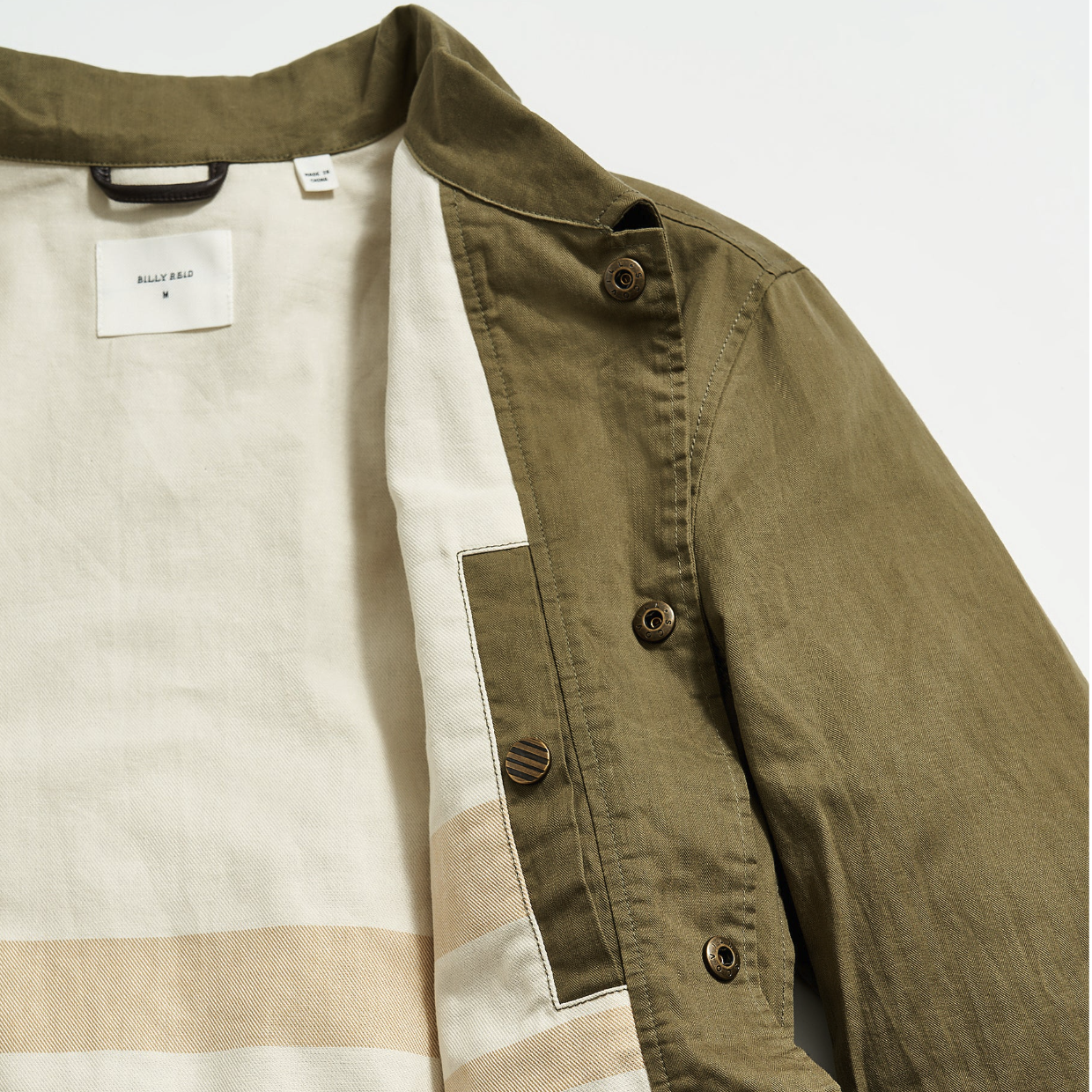 Billy Reid - Leroy Shirt Jacket - Moss Green