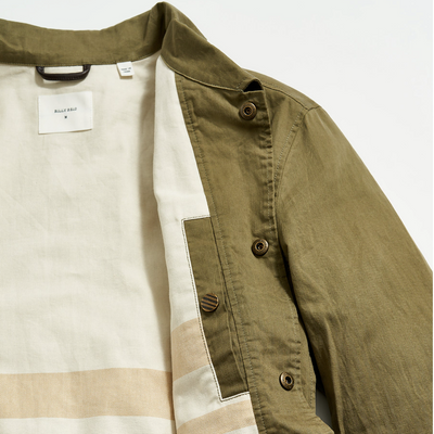 Billy Reid - Leroy Shirt Jacket - Moss Green